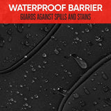 Waterproof Seat Cover for Toyota Tacoma 60 40 Split Bench Muddy Water Fitted