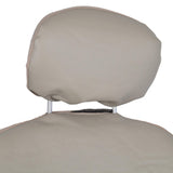FULL Luxury 2Tone Geniune PU Leather 4pc Seat Covers - RealSeatCovers