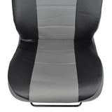 FULL Luxury 2Tone Geniune PU Leather 4pc Seat Covers - RealSeatCovers
