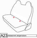 Seat Cover for Toyota Tacoma Regular Cab XCab Front Solid Bench - RealSeatCovers