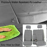 Seat Cover for Toyota Tacoma Front 60/40 Split Bench PU Leather Exact Fit - RealSeatCovers