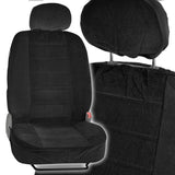 Front Bucket / Rear Bench 9pc Combo Seat Cover Set Airbag Safe - RealSeatCovers