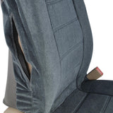 Front Bucket / Rear Bench 9pc Combo Seat Cover Set Airbag Safe - RealSeatCovers