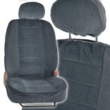 Front Bucket / Rear Bench 9pc Combo Seat Cover Set Airbag Safe - RealSeatCovers