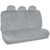 Front Bucket / Rear Bench 9pc Combo Seat Cover Set Airbag Safe - RealSeatCovers