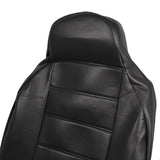 FULL Geniune PU Leather Front 2 High Back Bucket Seat Covers - RealSeatCovers