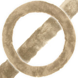 VIP Luxury Series Fuzzy Soft Steering Wheel Cover - RealSeatCovers