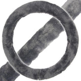 VIP Luxury Series Fuzzy Soft Steering Wheel Cover - RealSeatCovers