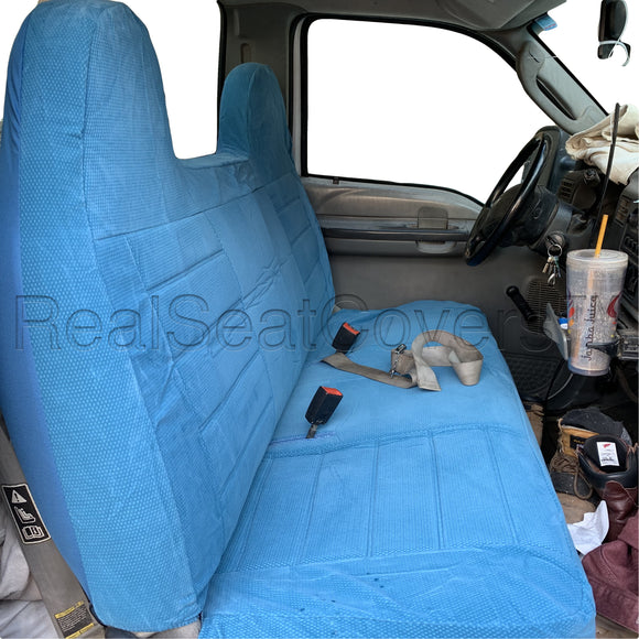 Realseatcovers seat cover for toyota tacoma 10mm thick front bench a27 molded headrest large notched cushion discount