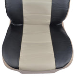 FULL Luxury 2Tone Geniune PU Leather 4pc Seat Covers - RealSeatCovers