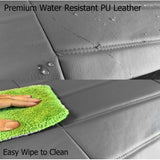 Geniune PU Leather 4pc Front 2 Low Back Seat Cover for Auto - RealSeatCovers