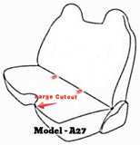 Bench Seat Cover Molded Headrest Shifter Cutout for Small Pickup - RealSeatCovers