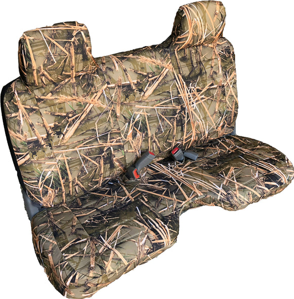 Seat Cover for Toyota Tacoma Triple Stitched Thick Front Bench Camo - RealSeatCovers