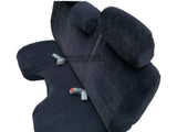 Seat Cover for Toyota Tacoma Front Bench 3 Headrest Notched Cushion - RealSeatCovers