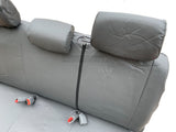 Seat Cover for Toyota Tacoma Genuine PU Leather Front Bench 3 Adjustable Headrest - RealSeatCovers