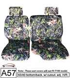 forest camo 60 40 seat cover for toyota pickup 1990 1991 1992 1993 1994 1995