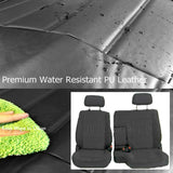 Seat Cover for Toyota Pickup Front 60/40 Split Bench Thick PU Leather Set - RealSeatCovers