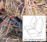 Seat Cover for 1998 - 2003 Ford Ranger Regular Cab High Back 60/40 Split Bench