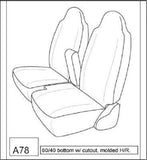 Seat Cover for 1998 - 2003 Mazda B-Series High Back 60/40 Split Bench Molded H/R