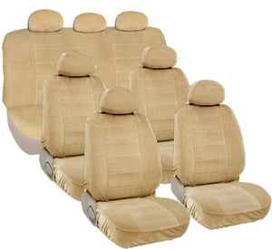 A60 Semi Custom Complete Seat Covers Set 3 Row 7 Passangers SUV VAN - RealSeatCovers