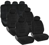 A60 Semi Custom Complete Seat Covers Set 3 Row 7 Passangers SUV VAN - RealSeatCovers
