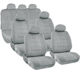 A60 Semi Custom Complete Seat Covers Set 3 Row 7 Passangers SUV VAN - RealSeatCovers