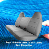 Seat Cover for 1992 - 1998 Ford F150 F250 F350 Truck Solid Bench Front / Rear - RealSeatCovers