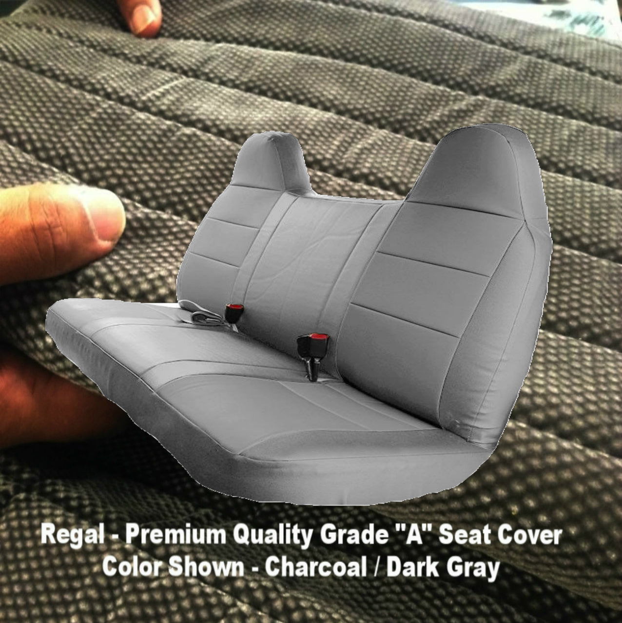 Ford F Series F150 F550 Bench Custom Made F23 Seat Cover 1992 2010 RealSeatCovers