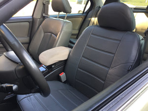 PU Soft Faux Leather 4pc 12mm Thick 2 Seat Cover for Hyundai - RealSeatCovers