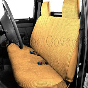 Seat Cover for Toyota Tacoma Regular Cab XCab Front Solid Bench - RealSeatCovers