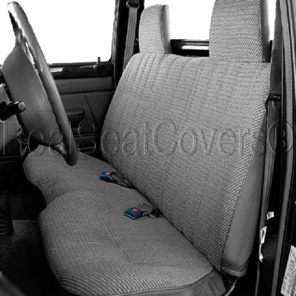 Seat Cover for Toyota Tacoma Regular Cab XCab Small Notched Front Bench - RealSeatCovers