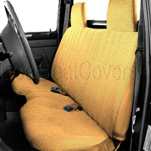 Seat Cover for Chevy S10 Molded Headrest Large 5-7 inch Shifter Cutout - RealSeatCovers