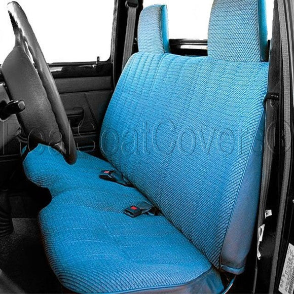 Seat Cover for Chevy S10 Molded Headrest Large 5-7 inch Shifter Cutout - RealSeatCovers