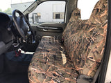 Seat Cover for Ford F-Series Regular Super Cab Front Rear Bench F23 Camo - RealSeatCovers