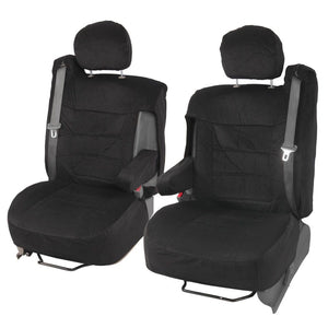 Custom made Exact Fit Seat Covers for Pickup or SUV integrated Belt Armrest - RealSeatCovers