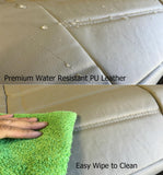 Low Back 4pc Premium PU Leatherette Semi Seat Cover for Fiat - RealSeatCovers