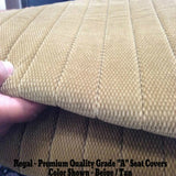 Seat Covers for Toyota Tacoma Front Bench 3 H/R Notched Cushion Exact Fit - RealSeatCovers