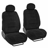 Front Bucket / Rear Bench 9pc Combo Seat Cover Set Airbag Safe - RealSeatCovers