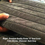 Seat Covers for Toyota Tacoma Front Bench 3 H/R Notched Cushion Exact Fit - RealSeatCovers