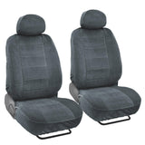 Front Bucket / Rear Bench 9pc Combo Seat Cover Set Airbag Safe - RealSeatCovers