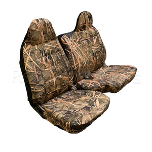 Seat Cover for 98 - 2003 Ford Ranger 60/40 Split Bench Muddy Water Camo - RealSeatCovers