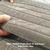 Seat Covers for Toyota Tacoma Front Bench 3 H/R Notched Cushion Exact Fit - RealSeatCovers