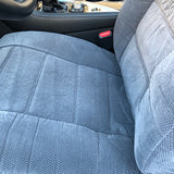 Easy Slip on 2 Bucket Seat Covers 12mm Thick Triple Stitched Set - RealSeatCovers