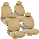Seat Covers for Chrysler Town & Country 8pc 2 Row 12mm Thick - RealSeatCovers