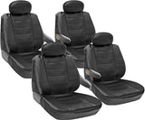 Seat Covers for Honda Odyssey 8pc 2 Row Genuine PU Leather VAN - RealSeatCovers